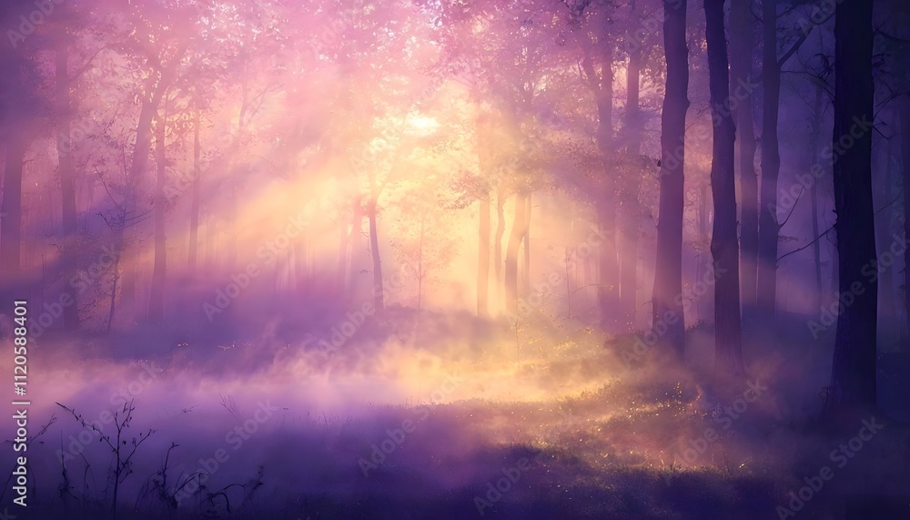 Enchanted Forest at Dawn Enchanted Forest at Dawn