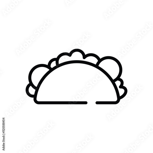 Taco vector icon