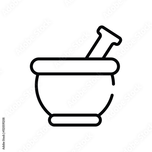 Mortar and Pestle vector icon