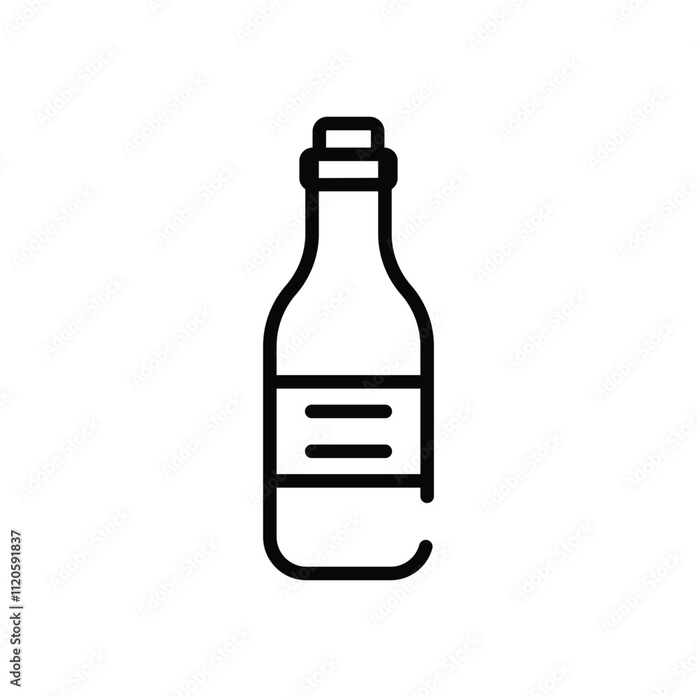 Wine vector icon Wine vector icon
