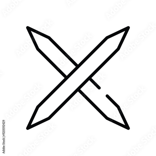 Toothpick vector icon