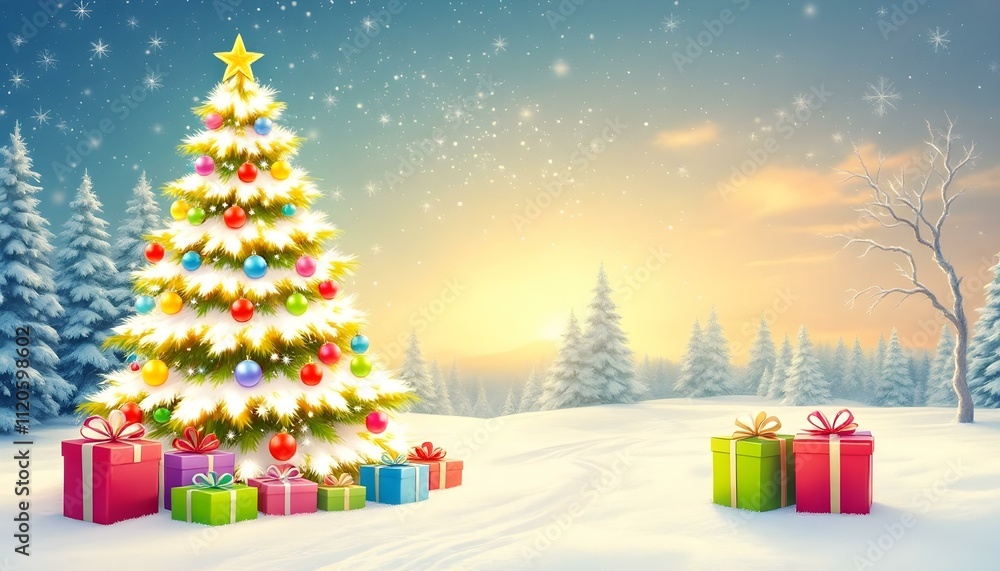 Obraz premium Christmas Background and Wallpapers