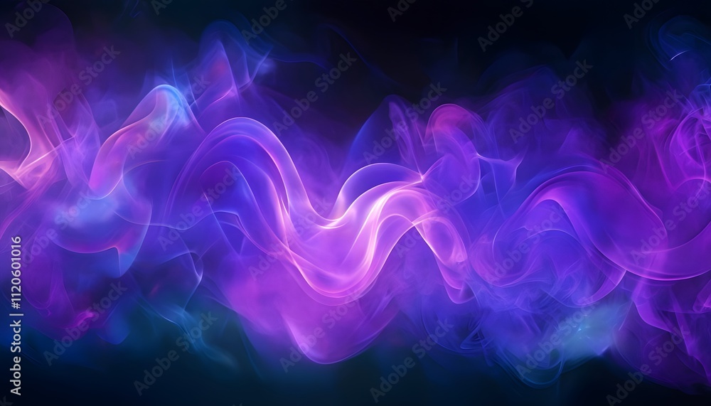 Abstract Neon Smoke and Light Effects Abstract Neon Smoke and Light Effects