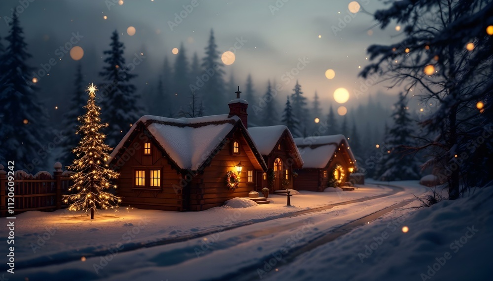 Fototapeta premium Christmas Background and Wallpapers