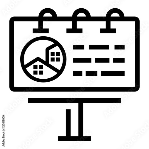 billboard Line Icon
