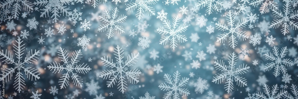 Beautiful snowflake background in shades of blue, perfect for winter and holiday designs, frost, holiday Beautiful snowflake background in shades of blue, perfect for winter and holiday designs, frost, holiday