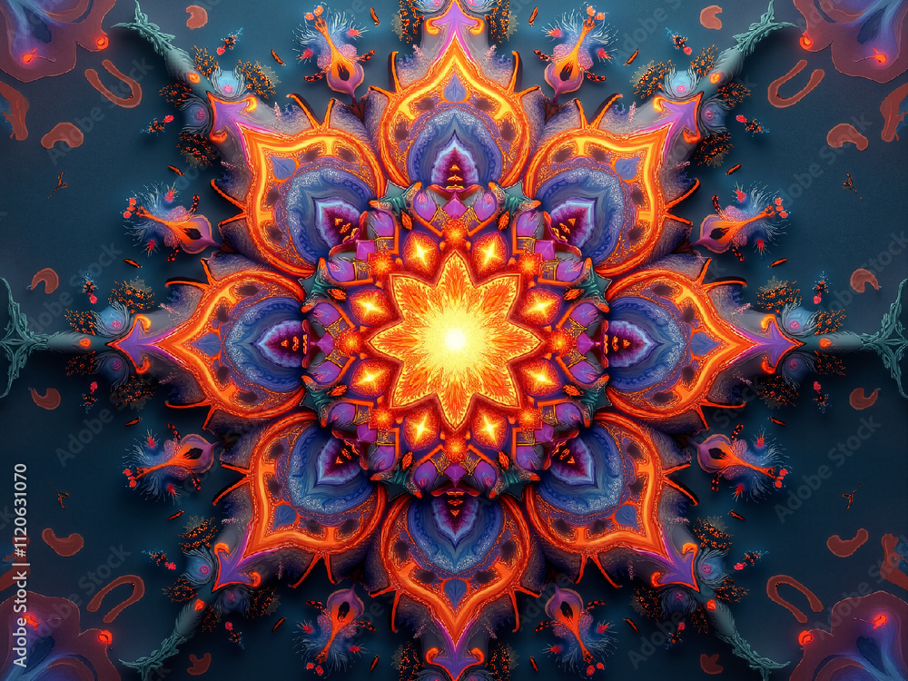 Radiating Symmetry with Geometric Mandalas and Organic Flow Radiating Symmetry with Geometric Mandalas and Organic Flow