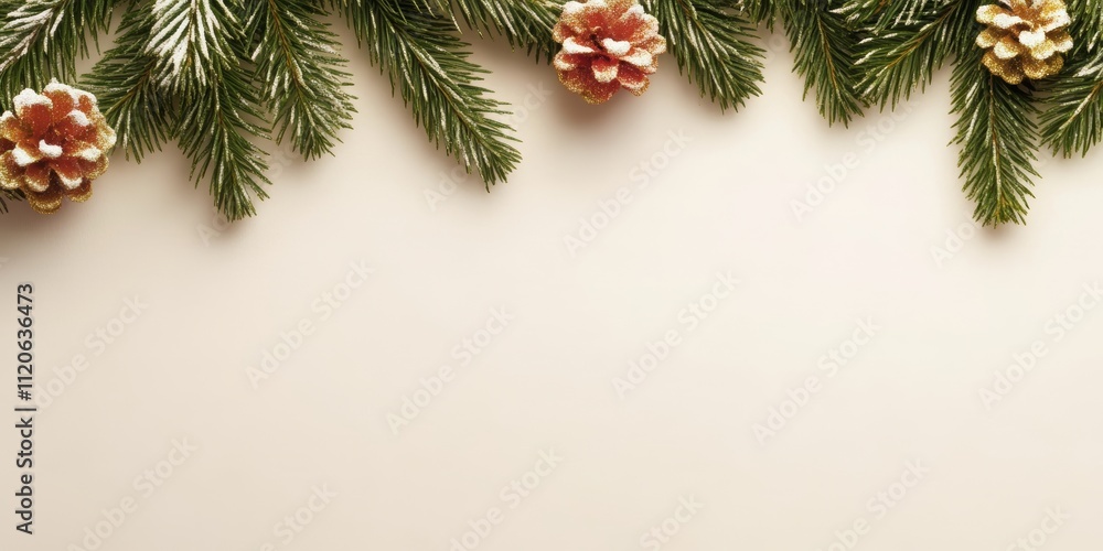 A beautifully decorated Christmas tree adorned with pine cones stands out against a pristine white background, capturing the festive spirit of the season. A beautifully decorated Christmas tree adorned with pine cones stands out against a pristine white background, capturing the festive spirit of the season.