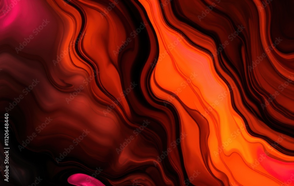 Vibrant Swirls of Red and Orange Abstract Art Vibrant Swirls of Red and Orange Abstract Art