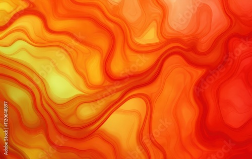 Vibrant Abstract Swirls in Warm Tones