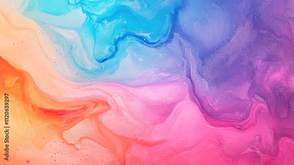 Network flat design top view theme information technology water color vivid Network flat design top view theme information technology water color vivid