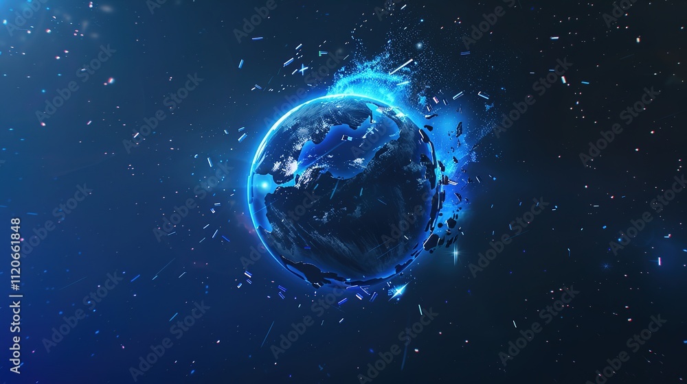 universe starry sky flares bright planet cosmic universe starry sky flares bright planet cosmic