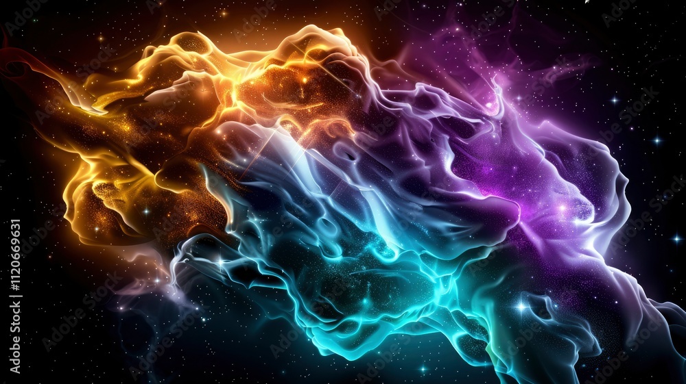 Celestial Nebula Cosmic Swirl of Color and Light Celestial Nebula Cosmic Swirl of Color and Light