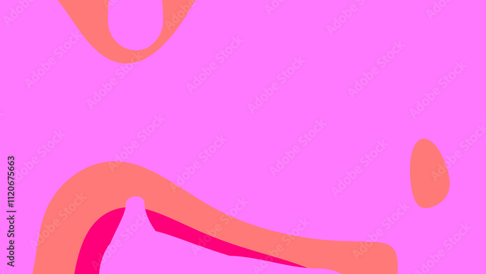 Abstract Pink Coral and Magenta Shapes Design Abstract Pink Coral and Magenta Shapes Design