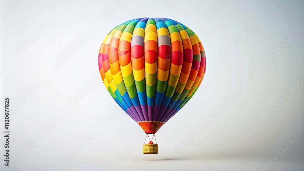 Bright and colorful hot air balloon clipart against a clean white background, ideal for travel enthusiasts and adventurers who appreciate minimalist photography and designs. Bright and colorful hot air balloon clipart against a clean white background, ideal for travel enthusiasts and adventurers who appreciate minimalist photography and designs.