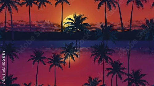 Lightning Highlights a Tropical Wonderland
