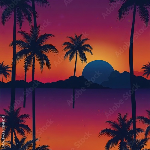 Lightning Highlights a Tropical Wonderland
