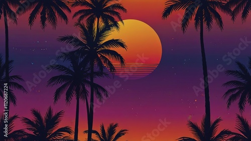 Lightning Highlights a Tropical Wonderland
