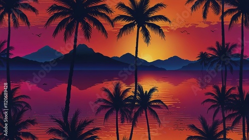 Lightning Highlights a Tropical Wonderland
