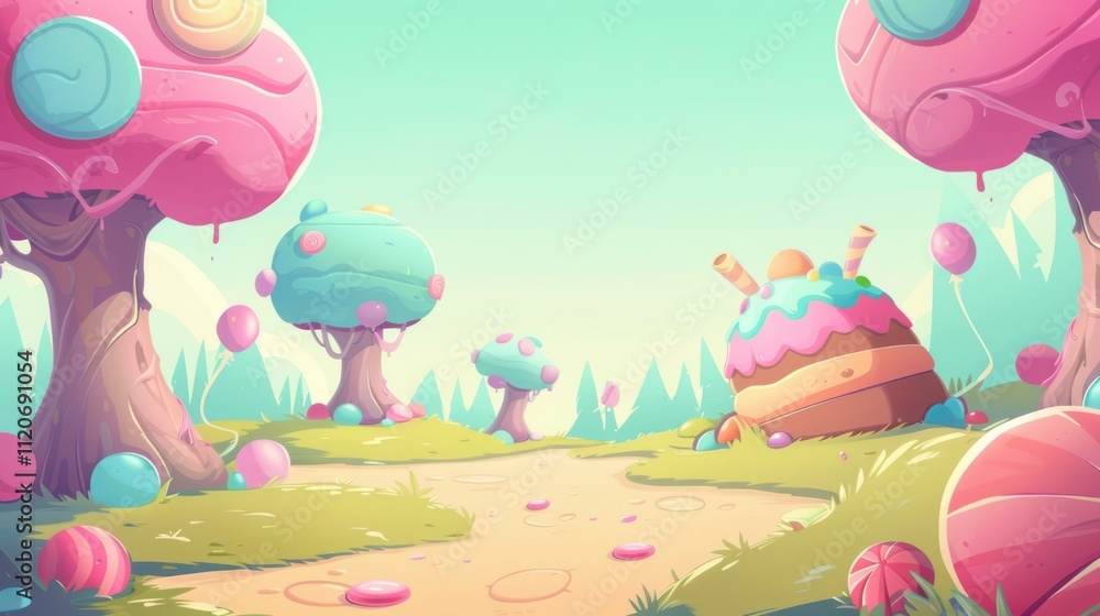 custom made wallpaper toronto digitalCandy Land: A Fantasy World