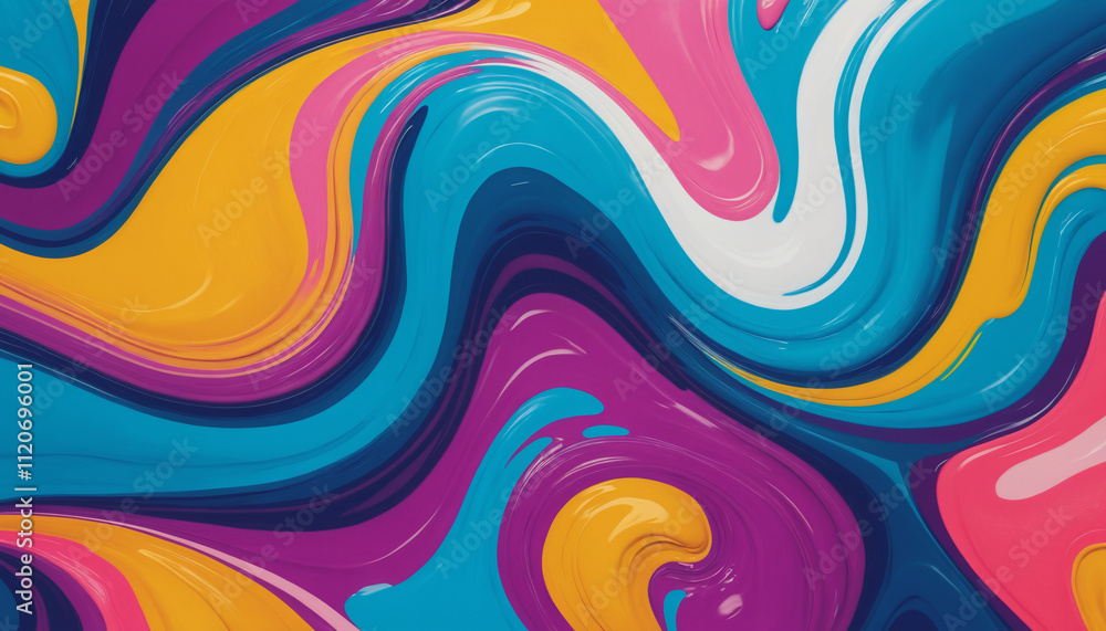 Abstract colorful fluid liquid paint background swirls Abstract colorful fluid liquid paint background swirls