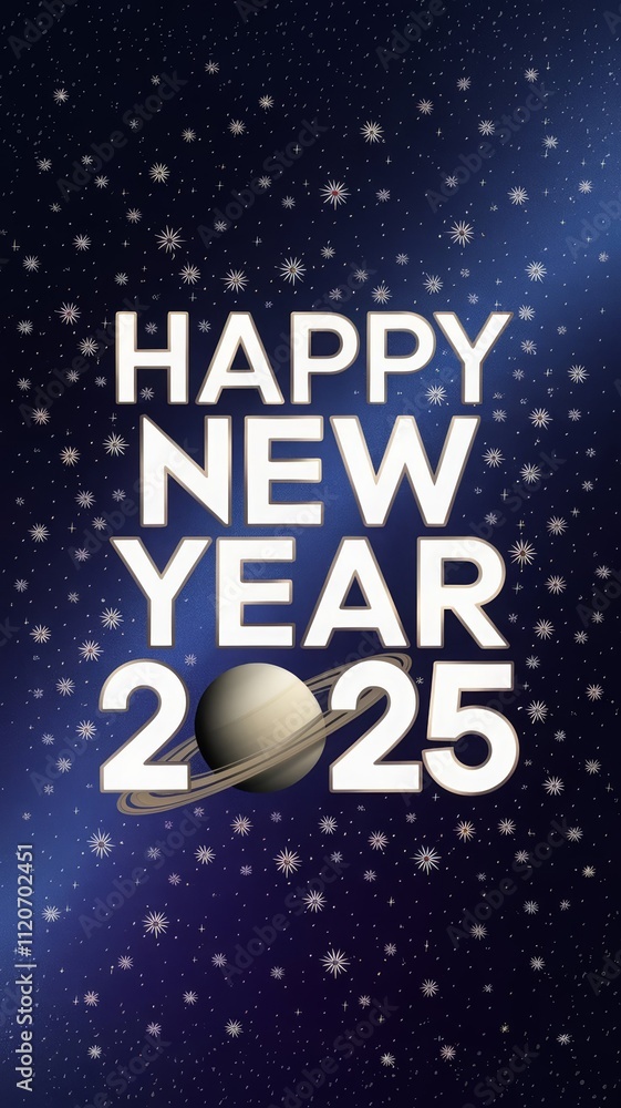 Happy New Year 2025 Wishing Card - Generative AI Happy New Year 2025 Wishing Card - Generative AI