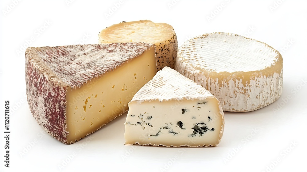 Cheese Dices on Wooden Surface for Appetizers Cheese Dices on Wooden Surface for Appetizers