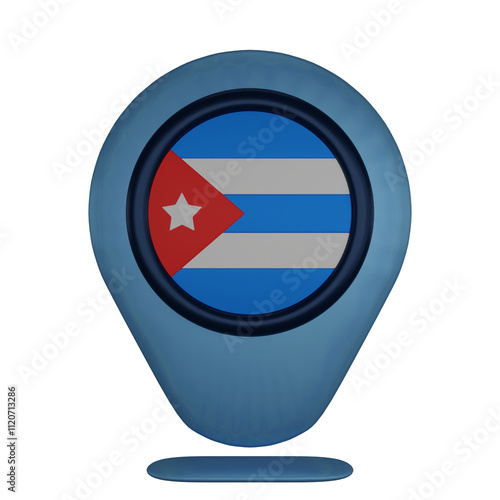 Country Location Map Cuba