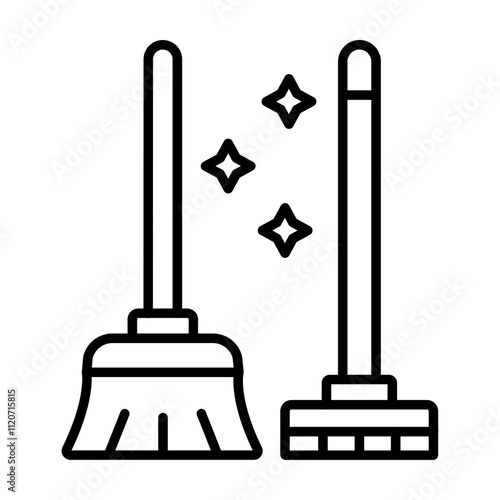 Sweeping Tools Icon
