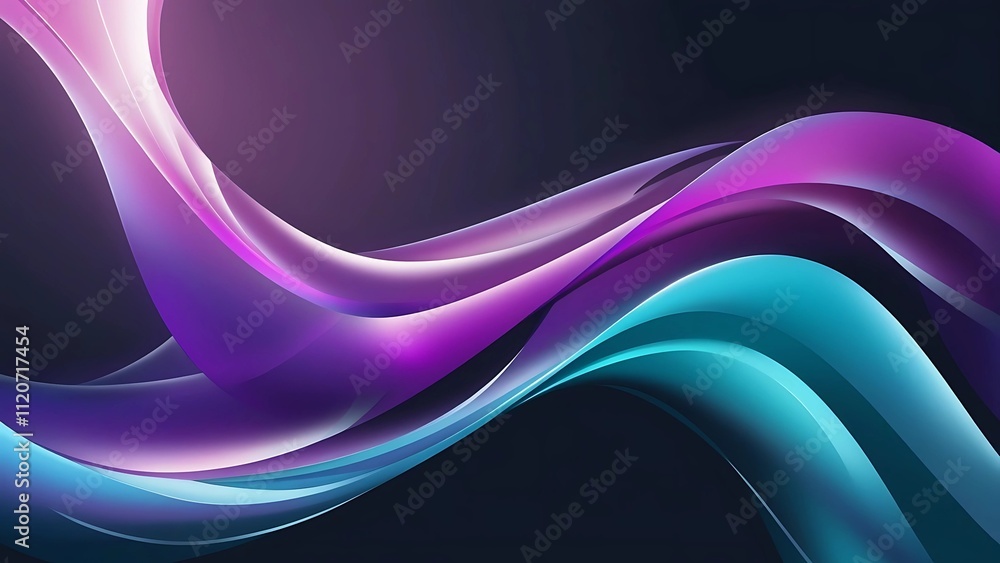 Obraz premium Abstract colorful wave background