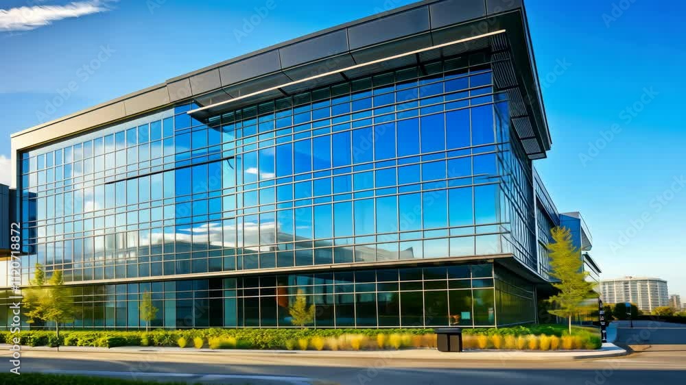 Modern Glass Office Building Architecture Modern Glass Office Building Architecture