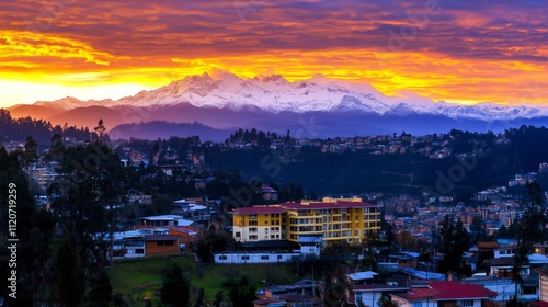 Distant mountains, mountain background