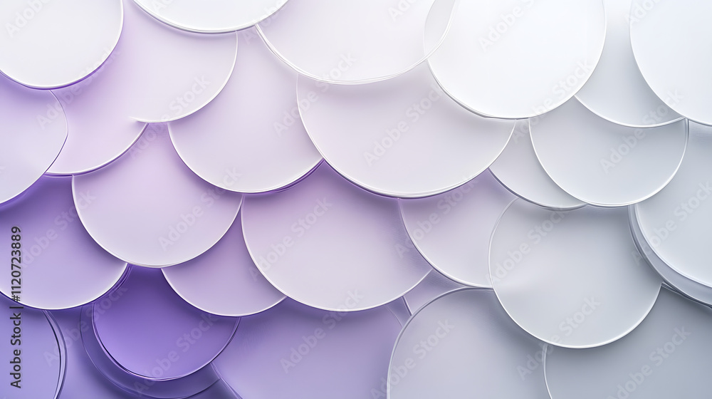 Abstract background of overlapping circles in shades of purple and white. Creates a smooth, textured pattern ideal for design projects. Gradient effect adds depth. Abstract background of overlapping circles in shades of purple and white. Creates a smooth, textured pattern ideal for design projects. Gradient effect adds depth.