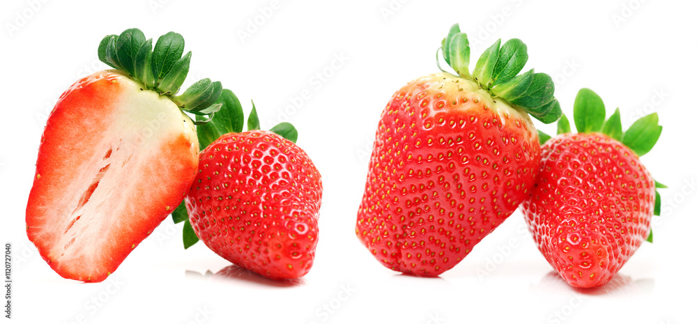 strawberry isolated over white background strawberry isolated over white background