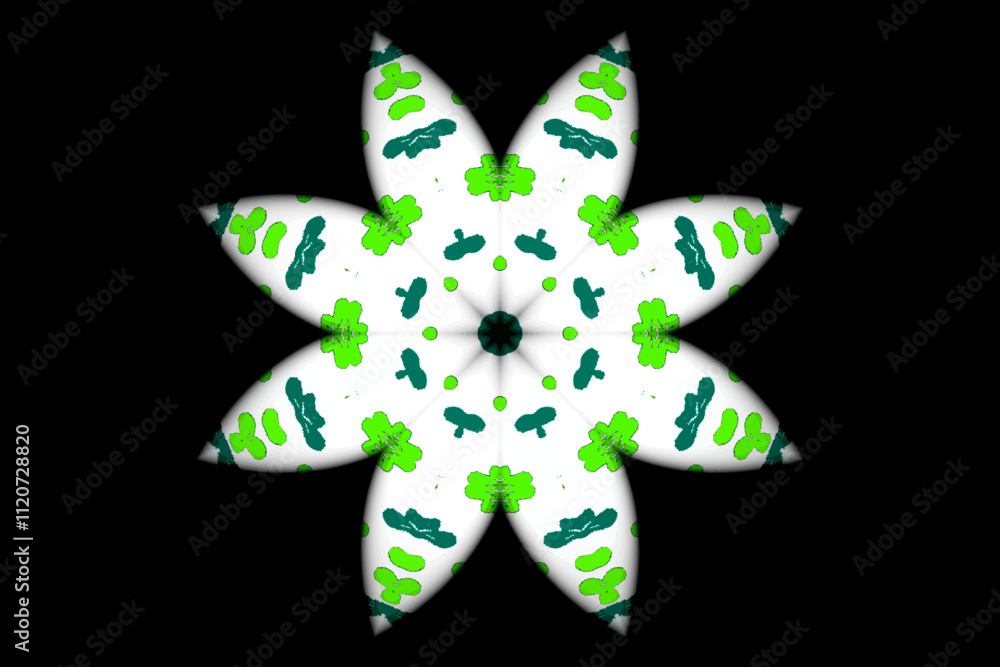 green star on black background green star on black background