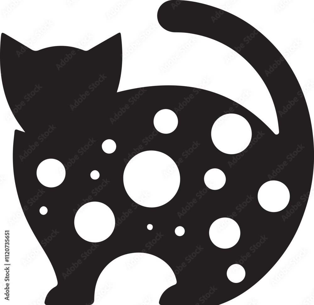 cat icon minimal silhouette style vector art illustration on a white background.
cat icon minimal silhouette style vector art illustration on a white background.