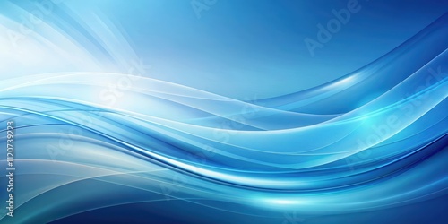 Abstract blue background with soft gradients and layers of transparency, blue, abstract, background, texture, design