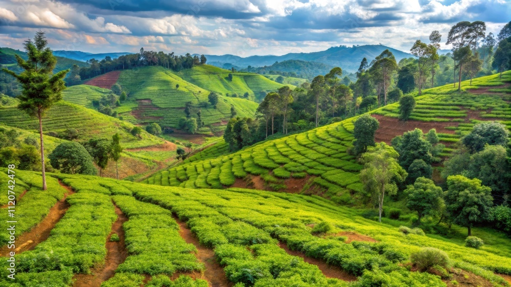 Deforestation in Uganda for tea plantations , Uganda, deforestation, tea, plantations, agriculture Deforestation in Uganda for tea plantations , Uganda, deforestation, tea, plantations, agriculture