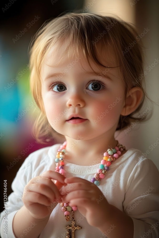 Prayer chain: rosary guide for meditation, essence of faith and devotion, each bead symbolizing a moment of reflection, fostering connection to spirituality,practice of sacred traditions.