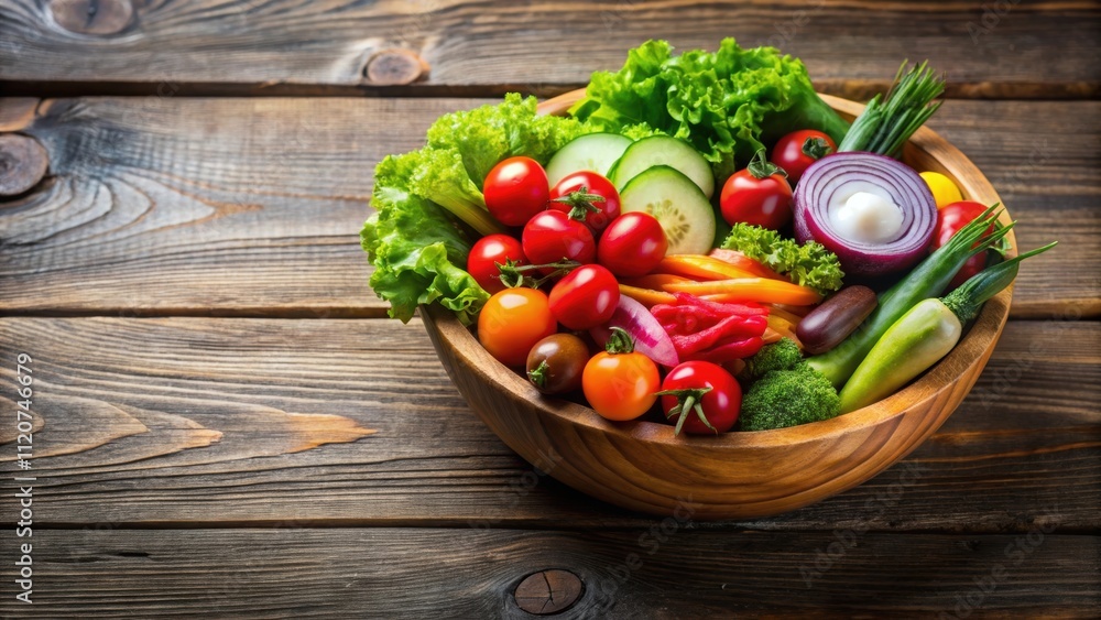 Fresh vegetable bowl on wooden table, fresh, vegetables, cucumbers, greens, bowl, wooden table, healthy, organic, food Fresh vegetable bowl on wooden table, fresh, vegetables, cucumbers, greens, bowl, wooden table, healthy, organic, food
