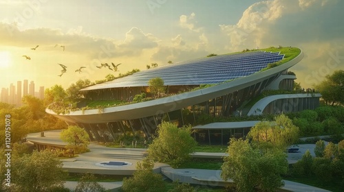 Sustainable Green Architecture Design Concept