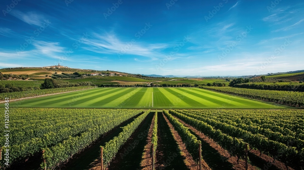 Tuscan Vineyard Football Field Tuscan Vineyard Football Field