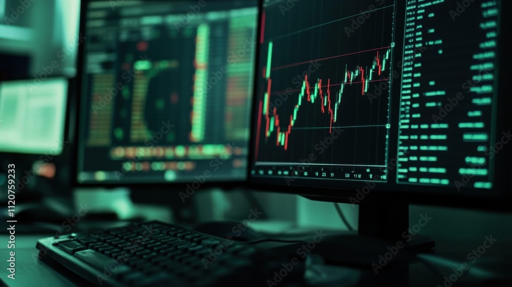 Stock Market Data Analysis on Multiple Monitors Stock Market Data Analysis on Multiple Monitors