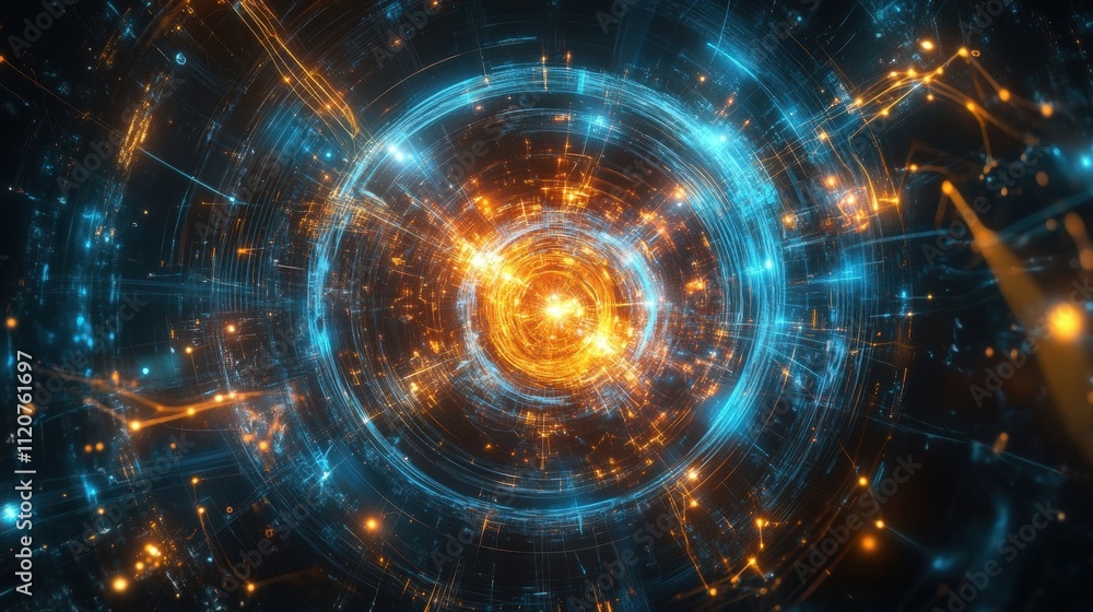Abstract Digital Network Technology Background Abstract Digital Network Technology Background