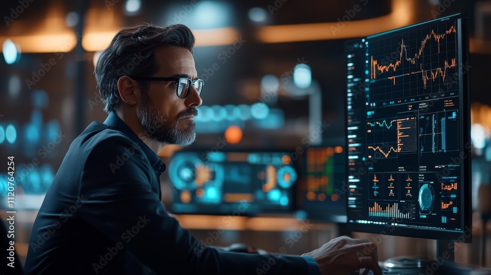 AI-Powered Financial Advisor Delivering Personalized Investment Strategies to Diverse Clients in a Modern Office, High-Quality 8K Visual AI-Powered Financial Advisor Delivering Personalized Investment Strategies to Diverse Clients in a Modern Office, High-Quality 8K Visual