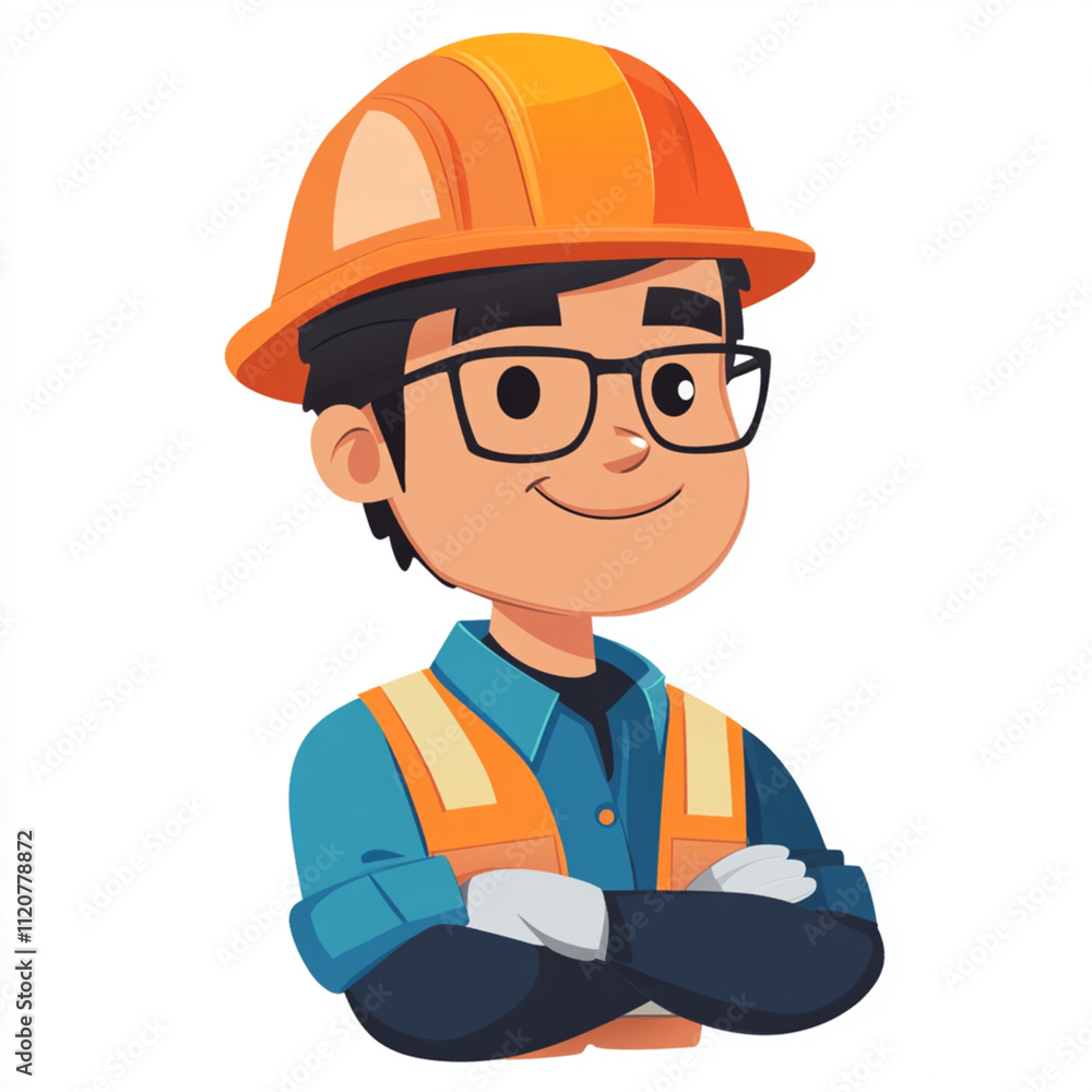 Icon Construction Engineer Cartoon 2D png2 Icon Construction Engineer Cartoon 2D png2