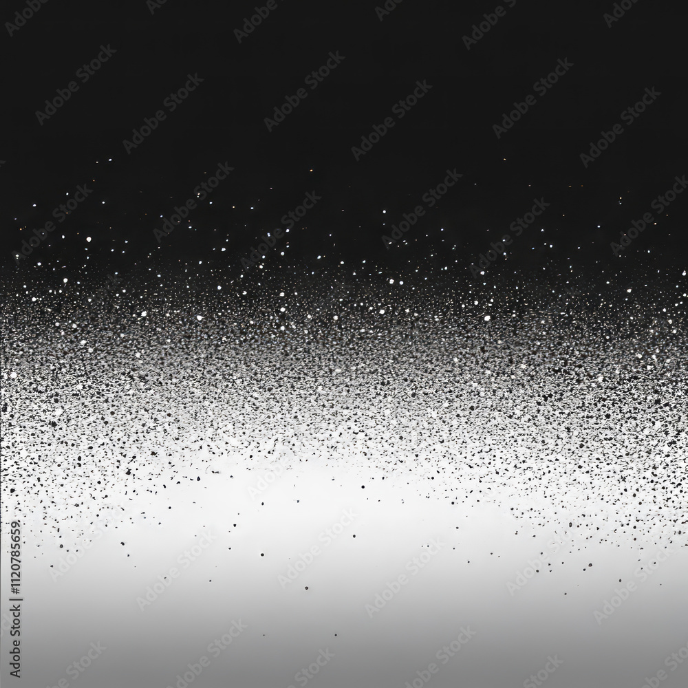 Obraz premium Captivating Black and White Glitter Textures