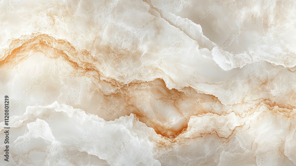 Creamy White Marble Texture with Brown Veins Creamy White Marble Texture with Brown Veins