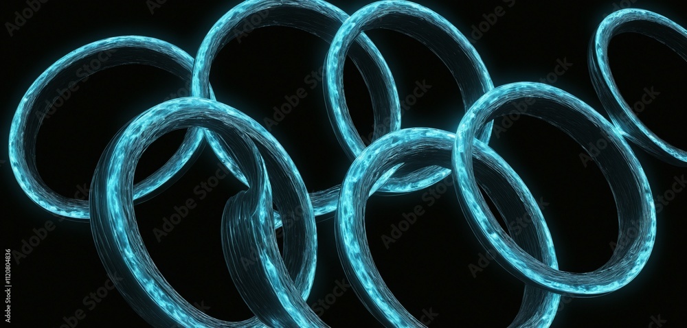 Rippling glowing rings expanding endlessly across a dark surface Rippling glowing rings expanding endlessly across a dark surface