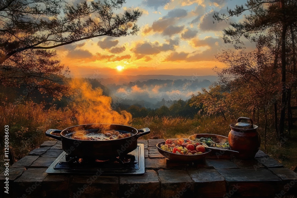cooking in nature outdoor camping meal romantic escape forest grilling korean barbecue camp food cooking in nature outdoor camping meal romantic escape forest grilling korean barbecue camp food